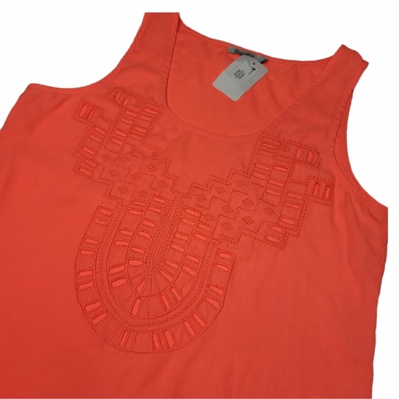 The Clothing Company Orange Beach Tank Top NWT - Picture 3 of 5